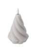 CANDLE DIN WAX LED - TWISTED 9 x 12,5 CM MIX CULOARE *9331