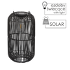 SOLAR LANTERN BLACK 39 CM