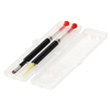 SET OF 2 LARVA TRANSFER SPOONS IN CASE