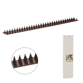 VÂRFURI DIN PLASTIC PENTRU APĂRAREA DE PĂSĂRI 4,5X50CM MARRU amb=10buc *5406