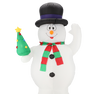 INFLATABLE SNOWMAN LED 240 CM