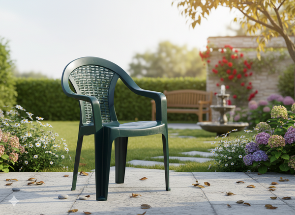 KRZESŁO OGRODOWE 56 x 42 x 78 CM ZIELONE