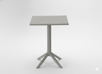 MESA DE JARDIN PATRATA GRI 60 x 60 x 77,5 CM *0985