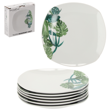 SET 6 FARfurii DEZERT 20 CM PATRATE M109 *2325