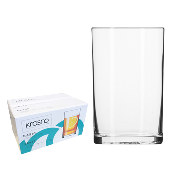 SET OF 6 SMOOTH GLASSES 250 SIMPLE 8036*