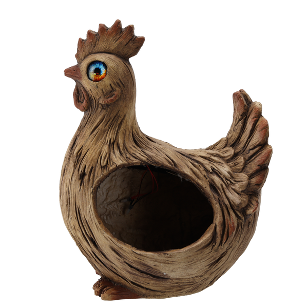 GARDEN FLOWERPOT - LED ROOSTER 29,5 x 20 x 38 CM