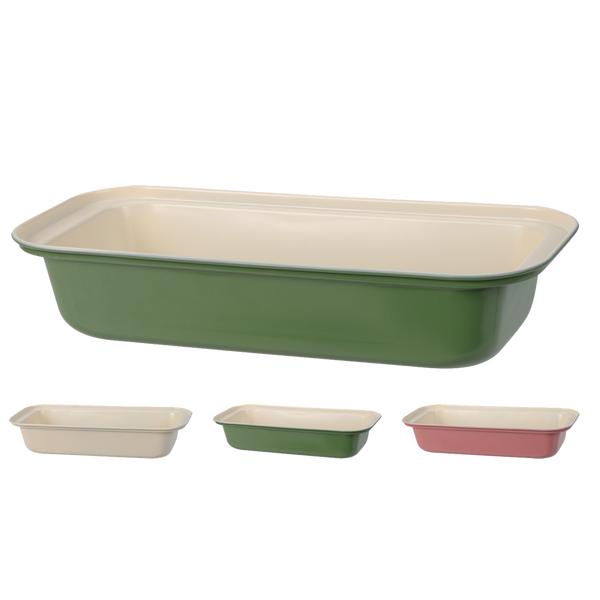 LOAF PAN STEEL 30X13XH6CM 3ASS