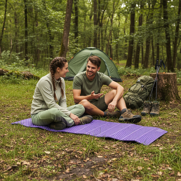 PRZENOŚNA MATA KEMPINGOWA DO SIEDZENIA 183 x 60 x 2 CM