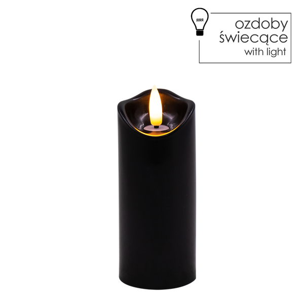 CANDLE LED NEAGRĂ 5 X 12,5 CM *9339