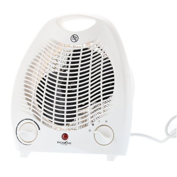 VENTILATOR ELECTRIC PENTRU ÎNCĂLZIRE / RĂȘCHILĂ CU SIGURANȚĂ ALBĂ 2000W 