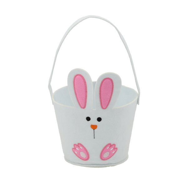 EASTER BASKET MADE OF FELT - RABBIT