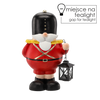 CHRISTMAS FIGURINE - LEAD SOLDIER WITH A LANTERN