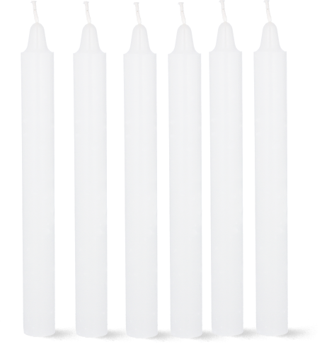 TABLE CANDLE A6 WHITE 87607281