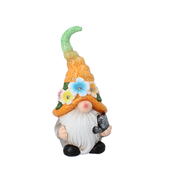 GARDEN FIGURINE – GNOME BOY / GIRL 11,5 X 9,6 X 23 CM LED pack=2 pcs