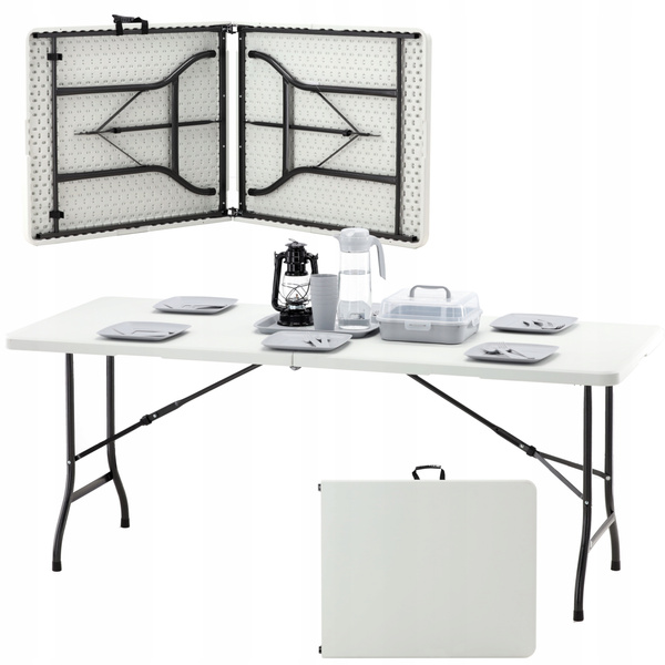 MASĂ TURISTICĂ/DE CATERING PLIABILĂ 180 x 75 x 72 CM *2521