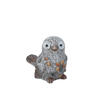 GARDEN FIGURINE - BIRD WITH GLOWING EYES 17 x 12 x 15 CM LED pack=4 pcs