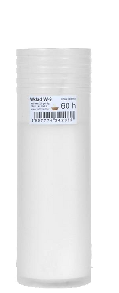 KPL. 10 SZT WKŁADÓW P 280 PARAFINOWYCH 17 CM/60h *5117*2082*