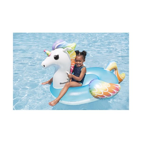 Bestway® 61" x 47"/1.55m x 1.19m Fantasy Unicorn Ride-On