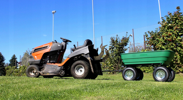 WÓZEK OGRODOWY DWUFUNKCYJNY CZARNY*0078