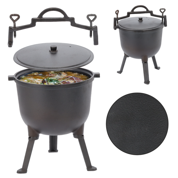 CAST IRON MEAT POT 11L