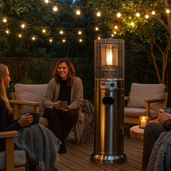 UMBRELĂ ROTUNDĂ MICĂ DIN OŢEL INOXIDABIL 136 CM*6370