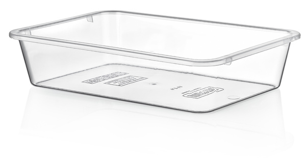 Recipient rectangular multifuncțional transparent 1,7L *0193