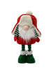 HOLIDAY GNOME WITH ADJUSTABLE LEGS 30 - 48 CM RED - GREEN