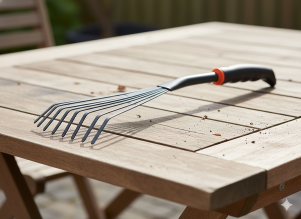 GARDEN RAKES 35 x 12CM BLACK