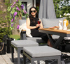 6 PCS ALU TEAK SOFA SET