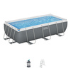 PISCINĂ RAME 4,04m x 2,01m x 1m (PISCINĂ, POMPĂ DE FILTRARE, SCARĂ) *6158