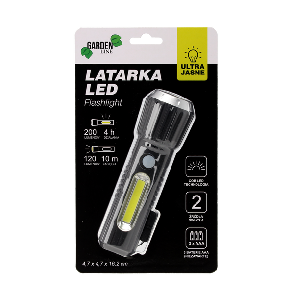 LATARKA LED 4,7 x 4,7 x 16,2 CM *1144