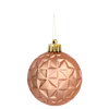 SET OF 60 CHRISTMAS ORNAMENTS OLIVE/COPPER/GRAPHITE MIX DESIGNS