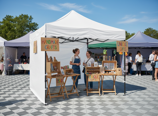 NAMIOT HANDLOWY 3 X 3 M BIAŁY