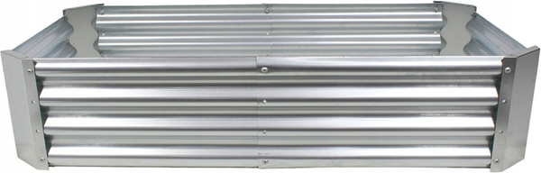 VEGETABLE-FLOWER BED 180 X 90 X 30 CM RECTANGULAR GALVANIZED