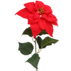 ARTIFICIAL FLOWER - POINSETTIA 72 CM RED