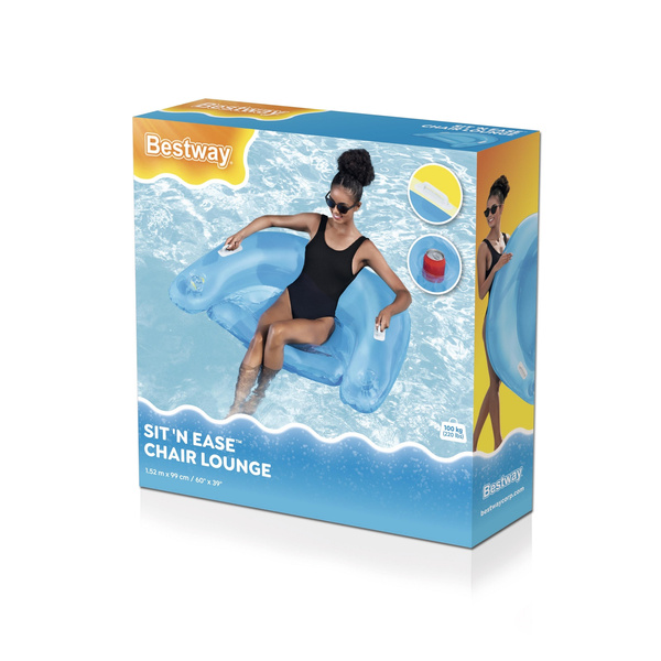 Bestway 60" x 39"/1.52m x 99cm Sit 'n Ease Chair Lounge
