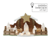 CHRISTMAS CRIB 33 X 10.5 X 16.5