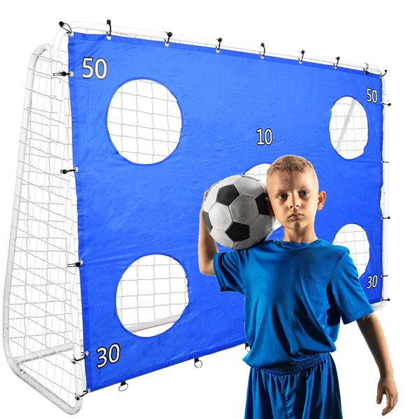 FUTBALOVÁ BRÁNKA SO SIEŤOU A CIEĽOVOU PODLOŽKOU 240 x 170 x 85 CM *7420