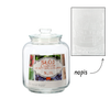 JAR 5.3L WITH INSCRIPTION AND GLASS LID