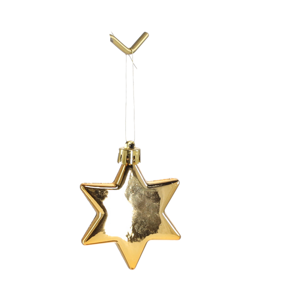 SET OF 23 BAUBLES RED/GOLD/SILVER