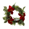 UMELÝ KVIET - VENEC S POINSETTIOU 40 CM balenie=2 ks *3283
