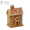 FIGURKA BOŽONAR. - DOMČEK Z PERNÍKA 6,5 X 11 X 23 CM LED balenie=4ks *1124