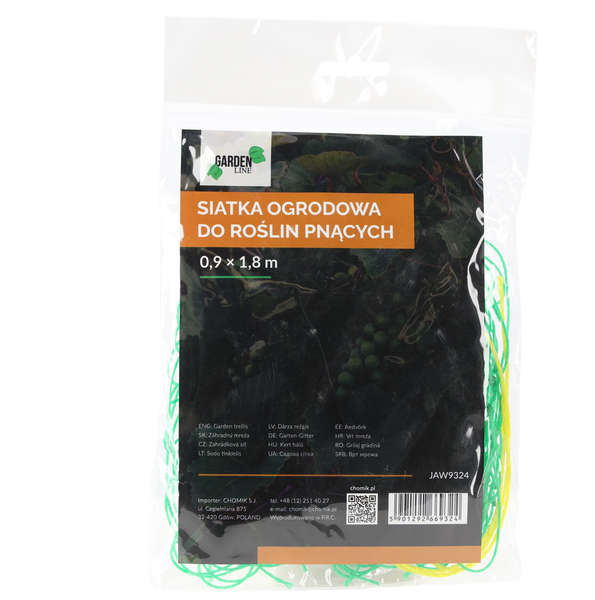 SIATKA OGRODOWA DO ROŚLIN PNĄCYCH 0,9 x 1,8 M opak=6szt *9324