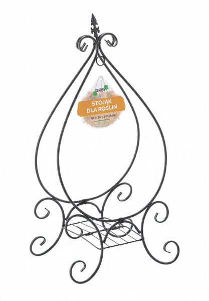 SUPORT PENTRU PLANTE 49 x 34 x 101,5 CM NEGRU disp=6buc *5516