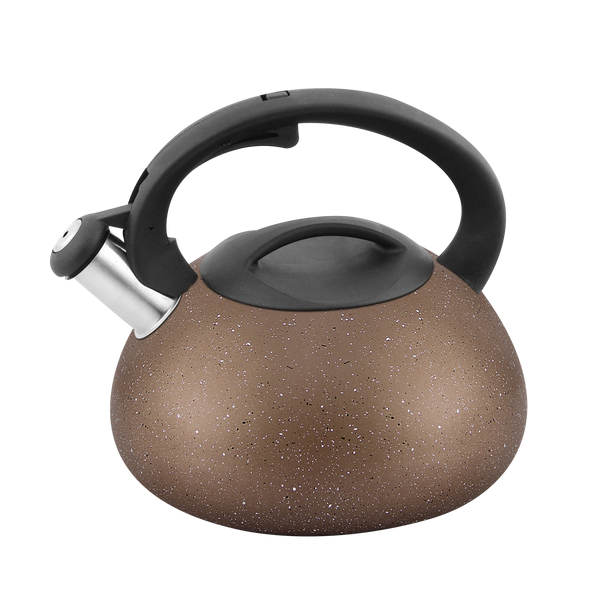 CZAJNIK ZE STALI NIERDZEWNEJ BRĄZOWY IWO 2,5L *7859