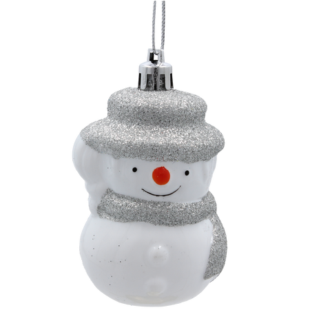 Set de 20 de ornamente rozii/bleu pentru brad *5294