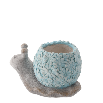 ZÁHRADNÍ MISKA - MODRÝ SLIMÁK 35 x 21,4 x 21,7 CM *7454