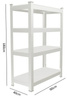 REGAŁ 4-POZIOMOWY 150 x 70 x 30 CM  UDŹWIG PÓŁKI: 150 KG *7792
