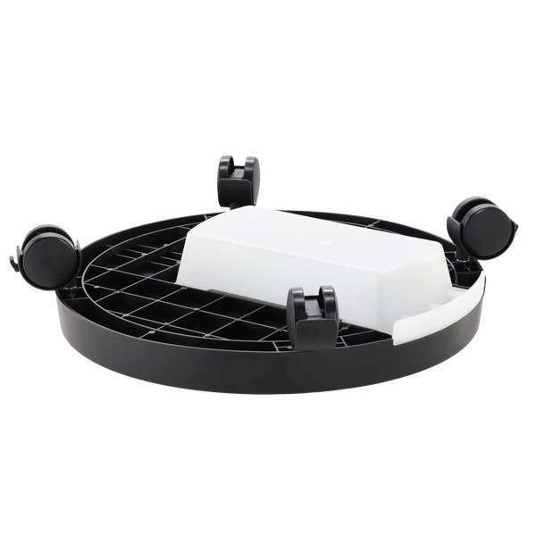 Suport pentru ghiveci rotund pe roti FI 28 CM *4564