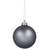 SET OF 30 BAUBLES 6 CM OLIVE/COPPER/GRAPHITE